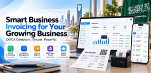 TopNote retail invoicing and business management web application interface